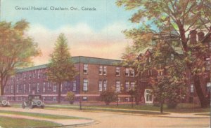 Canada General Hospital Chatham Ontario Vintage Postcard 07.60