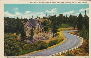 Colorado Rocky Mountain Scene On The South Saint Vran Highway Showing The Sai...