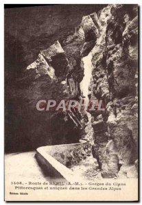 Old Postcard Route Beuil Gorges Cians