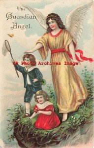 6 Postcards Set, ASB No 250, Guardian Angel Protecting Children