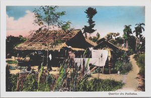 Vietnam Nam Phat Saigon Quatier des Paillotes Vintage RPPC C108