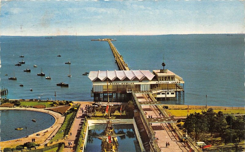 br109411 the pier southend on sea real photo uk