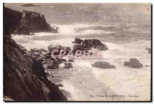 Old Postcard Presqu island of Port Bara Quiberon