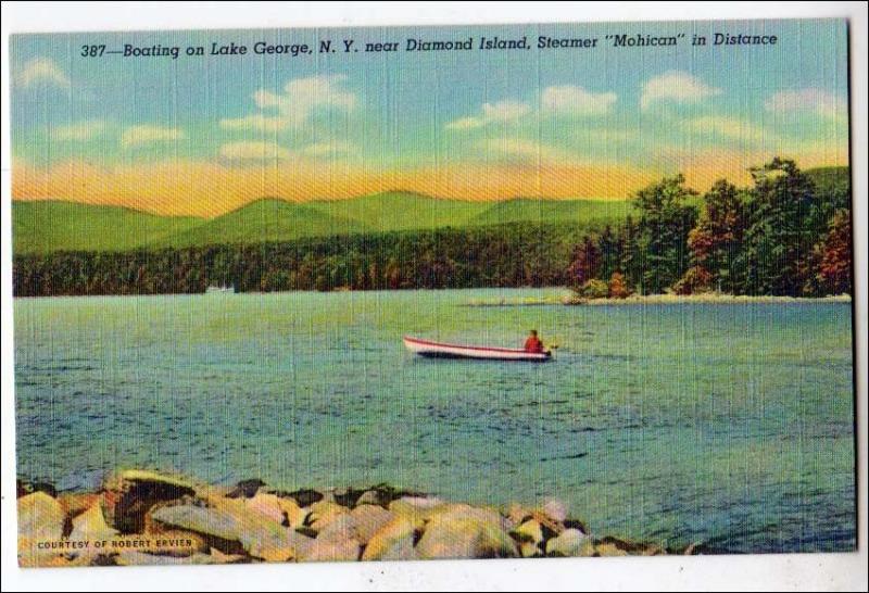 Boating on Lake George NY