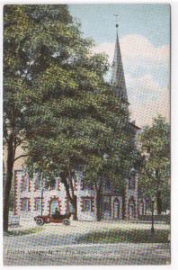 First Reformed Dutch Church Fishkill Village New York 1910c postcard