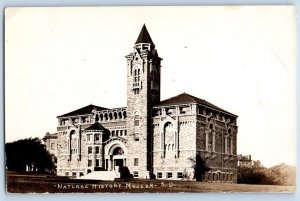 Lawrence Kansas KS Postcard RPPC Photo Natural History Museum c1910's Antique
