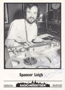 Spencer Leigh Inspector Morse Radio Merseyside 2x Hand Signed Photo s