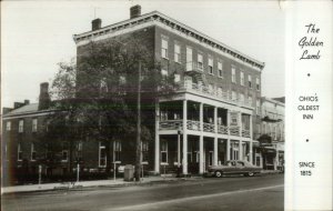 Lebanon OH The Golden Lamb Inn Real Photo Postcard