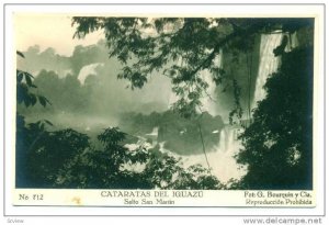 RP, Cataratas del Iguazú, Waterfalls, Salto San Martin, 1920-1940s