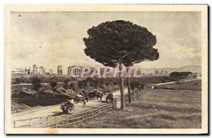 Italy Roma Old Postcard Via Apple
