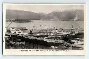 Vintage RPPC Canadian Pacific Railway Co., Vancouver, B.C. Postcard P151 
