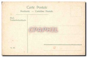 Old Postcard Biel Taubenlochschlucht