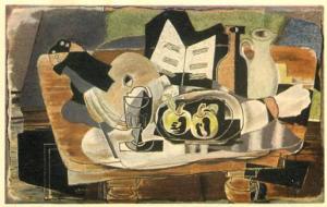 Still Life - The Table by Artist Georges Braque, Art Institute of Chicago