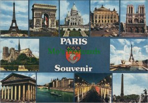 France Postcard - Paris Souvenir - Île-de-France  RRR1364