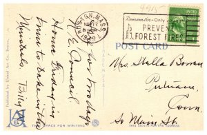 Greetings Massachusetts  Boston LARGE LETTER