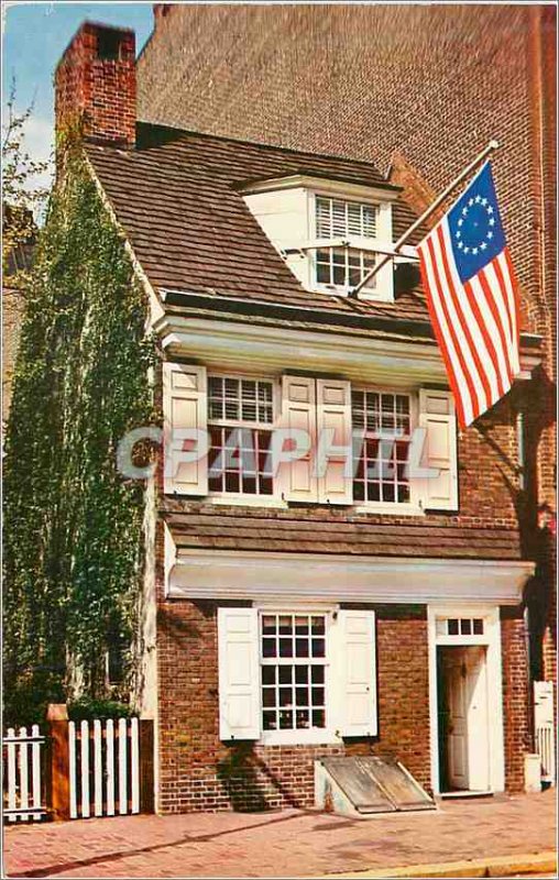 Modern Postcard Betsy Ross House Birthplace of old Glory Philadelphia PA