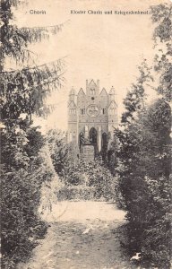 Germany 1920 Chorin Klosterl and Kriegerdenkmal Abbey vintage postcard