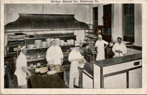 Pittsburgh Pennsylvania Kleman Inn Kitchen and Cooks Postcard V8