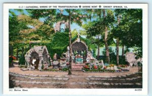 ORKNEY SPRINGS, Virginia VA ~ Cathedral SHRINE of the TRANSFIGURATION  Postcard