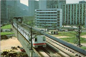 Hong Kong China MTR Metro System Rail Unused Vintage Postcard D35