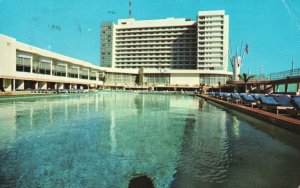 Vintage Postcard Hotel Of The Stars On The Ocean At 67th St. Miami Beach Florida