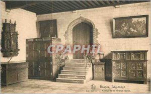 Postcard Old Bruges Beguinage Corridor of the House of the Great Lady