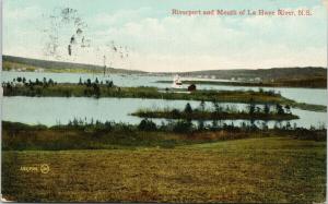 Riverport and Mouth of La Have River NS Nova Scotia c1913 Postcard D87