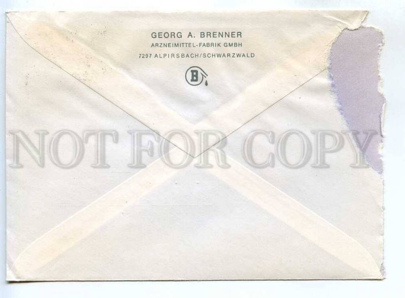 273163 GERMANY 1965 year Alpirsbach special cancellation