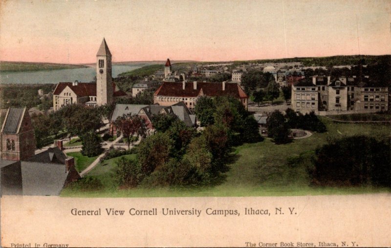 New York Ithaca General View Cornell University Campus 1909