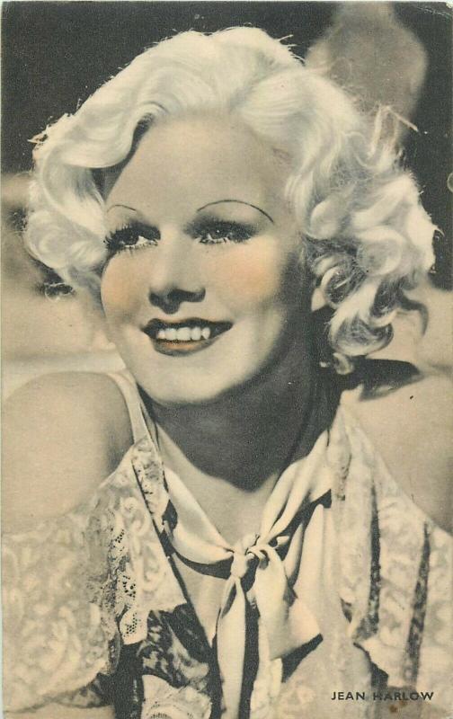 Jean Harlow was an American film actress and sex symbol of the 1930s pictorial 