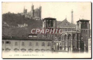 Old Postcard Archeveche Lyon Fourviere