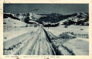 CPA MEGEVE Route du Planelet et le Mont Joly (336939)