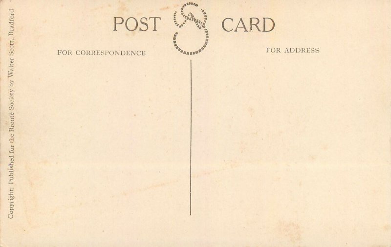 UK postcard England Haworth, Yorkshire parsonage Present day