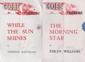 While The Sun Shines Morning Star Drama London Globe Drama Theatre 2x WW2 Pro...