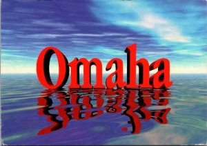 Nebraska Omaha Large Letters