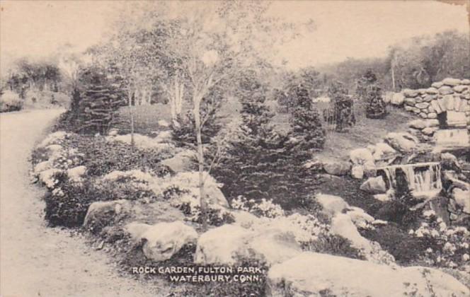 Connecticut Waterbury Rock Garden In Fulton Park