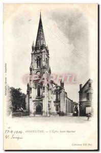 Postcard Angouleme Old Church Saint Martial