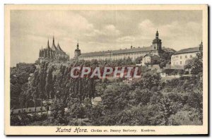 Postcard Old Kutna Hora Sv Chram Panny Barbory ​​Kasarua