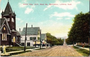 Bethlehem New Hampshire NH Main Street Church c1910s Postcard KJ4