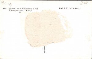 Kennebunkport Maine Regina & Nonantum Hotel Scenic Ship Beach WB Postcard