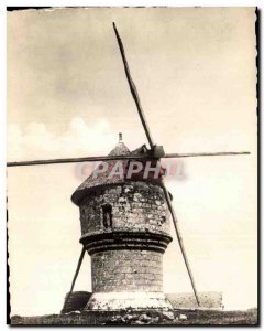 Old Postcard Guerande Le Moulin du Diable Windmill