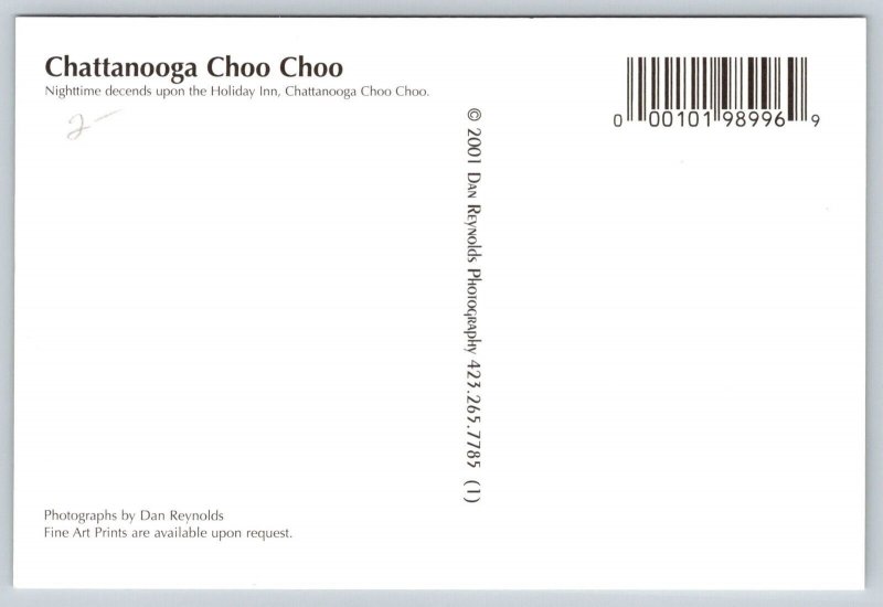 Chattanooga  Choo Choo  Tennessee Postcard