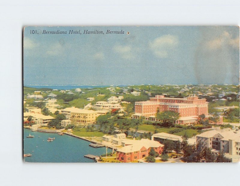 Postcard Bermudiana Hotel, Hamilton, British Overseas Territory