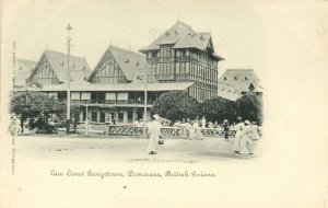 british guiana, Guyana, Demerara, GEORGETOWN, Law Court (1900s) Postcard