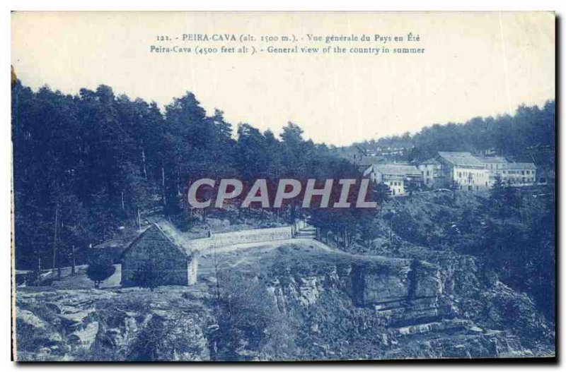 Old Postcard Peira Cava View Country Generale in Summer