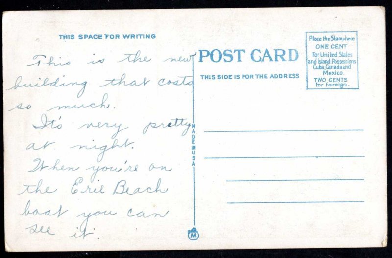 New York BUFFALO Rand Building in Illumination - WB