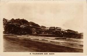 PC TELEGRAPH BAY ADEN REAL PHOTO YEMEN (a31982)