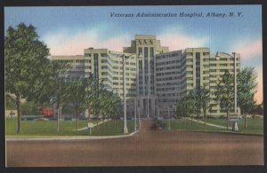 New York ALBANY Veterans Administration Hospital Pub Princly's Greetings ~ Linen