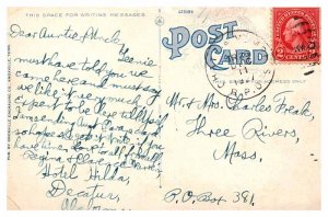 Postcard SCHOOL SCENE Decatur Alabama AL AT7544