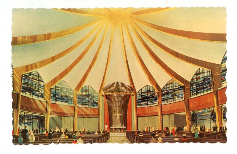 NY - NY World's Fair, 1964. Vatican Pavilion, Chapel of the Good Shepherd